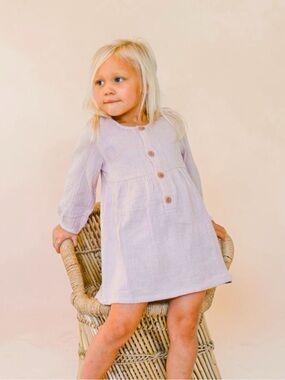 NIB Velvet Fawn Blush Muslin Girls Top Size 7T